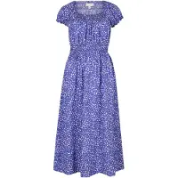 Apricot Midikleid Damen Viskose lila gemustert, 34 801303-0001-00340