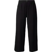 Vero moda Anzughose "VMCBERLIN ZAMIRA MW WIDE PANT CUR", Damen, Gr. 44, Länge 32, schwarz, Web, Obermaterial: 95% Polyester, 5% Elasthan, unifarben, bequem normal, Hosen Anzughose