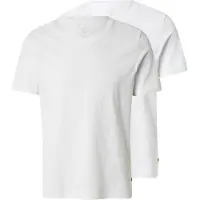 QS T-Shirt , Herren, Gr. XXL, weiß, Jersey, Obermaterial: 100% Baumwolle, unifarben, regular fit normal, V-Ausschnitt, Shirts T-Shirt, mit V-Ausschnitt, Topseller