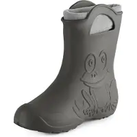 Ladeheid Damen federleichte Eva Gummistiefel Regenschuhe gefüttert LA-CA-12 (Carbone, 36/37 EU)