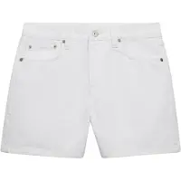 Superdry für Damen. W7110491A Shorts Mid Rise weiß (32), Lässig, Baumwolle