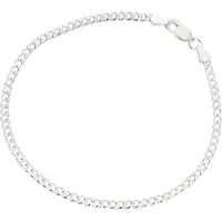 Smart Jewel Panzerarmband "Armband Panzerkette, massiv, Silber 925" Gr. 21, silber, Armbänder, Herren, 21, Silber 925 (Sterlingsilber), Panzerarmband