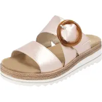 Remonte Damenschuhe Pantoletten Bequem Metallic Freizeit