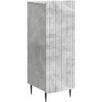 Syfax Sideboard Betongrau 34,5 x 33 x 92 cm Holzwerkstoff