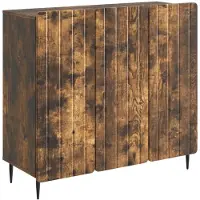 vidaXL Sideboard Räuchereiche 89 x 34,5 x 82 cm Holzwerkstoff