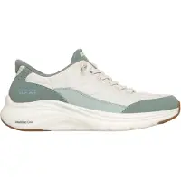 SKECHERS Slip-On Sneaker "Contour Foam - Cozy Fit", Damen, Gr. 39, weiß (sage), Lederimitat, Textil, Schuhe Slip-On Sneaker, Slipper mit Handsfree Slip-ins und gestepptem Cozy FitTM-Mesh, Topseller