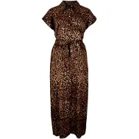 Apricot Druckkleid "Textured Animal Print Kleid", Damen, Gr. M (38), N-Gr, braun, Obermaterial: 95% Polyester PES. 5% Elasthan EL., Kleider Druckkleid, aus fließendem Satin