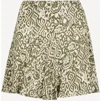 Apricot Minirock "Ikat-Minirock", Damen, Gr. XL (42), grün (khaki), gewebt, Obermaterial: 99% Viskose LENZING ECOVERO CV LenzEcov. 1% metallisierte Fasern MTF., gestreift, Röcke Minirock, Druck