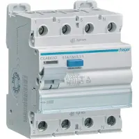Hager CEA663D Fehlerstromschutzschalter 4 polig 10kA 63A 100mA Typ A