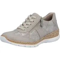 Rieker Damenschuhe Schnürschuhe Sportive Metallic Freizeit