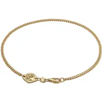 Haze&Glory Armkette "Armband Welle - Take-a-Wave 925 Silber" Gr. 190, gold, Armbänder, Herren, 190, Silber 925 (Sterlingsilber), Armkette