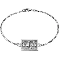 Haze&Glory Armkette "Armband Fauststoss - Good Things 925 Silber" Gr. 180, silber, Armbänder, Herren, 180, Silber 925 (Sterlingsilber), Armkette