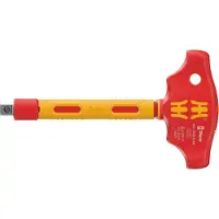 Wera 410 i VDE A RA VDE-isolierter Quergriff-Adapterschraubendreher mit Ratschenfunktion - 05005122001