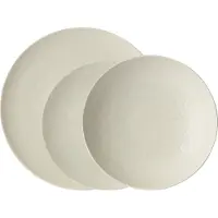 Arthur Krupp 67376BA2, 4 Person(en), Porzellan, Weiß, Eclipse, Rund, 27,5 cm