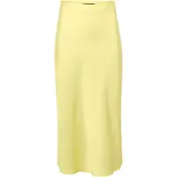 Betty Barclay Maxirock "Maxirock unifarben", Damen, Gr. 44, gelb, Einsatz: 100% Polyester PES., Röcke Maxirock
