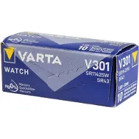 Varta SR43 SW/V301 1BL, Einwegbatterie, SR43W, Siler-Oxid (S), 1,55 V, 1 Stück(e), 115 mAh