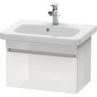 Duravit DuraStyle Waschtischunterschrank wandhängend 6379, 1 Auszug, 580mm, für DuraStyle, DS637902222, Farbe: Weiß Hochglanz Dekor