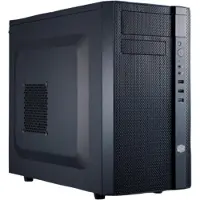 Cooler Master N200, Mini Tower, PC, Schwarz, micro ATX, Mini-ITX, Kunststoff, Stahl, Heimbüro