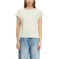 Comma T-shirts Offwhite Größe: 44 | Hemden Outlet | Damen | Weiß