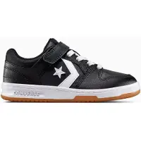Converse Sneaker "LIFESTYLE 1998 EASY ON", Kinder, Gr. 30, schwarz-weiß (schwarz, weiß, schwarz), Leder, Synthetik, Schuhe Sneaker