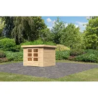 Karibu Woodfeeling Gartenhaus Askola 3,5 naturbelassen ; 77715