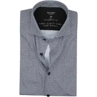 Olymp Level Five Hemd Kreise Schwarz