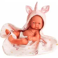 MuÑecas Antonio Juan Pitu Puppe Mit Einhorncape Weiß Weiß One Size