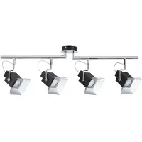 Paulmann Spotlights Cinema Balken max.4x50W GU10 Schwarz matt 230V Metall
