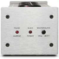 Dynavox HiFi-Netzfilter X2000, Mehrfach-Steckdose mit 5 Steckplätzen, mit LED-Kontrollleuchte für korrekte Phasenlage und Master-Slave Funktion, Silber