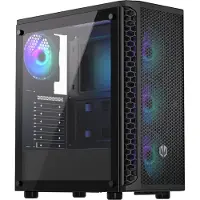 Endorfy Signum 300 ARGB, Tower, PC, Schwarz, ATX, micro ATX, Mini-ITX, Multi, Taschenlüfter