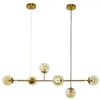 Azzardo AZ4699 Pendelleuchte HELIOS 6 Gold