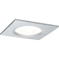 Paulmann Premium Einbauleuchten-Set Nova Carré, dimmbar, LED, 3x7W, 230V, GU10