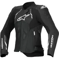 Alpinestars Stella Dusk Damen Lederkombijacke (IT44) Büffelleder schwarz, 40