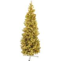 Europalms Tannenbaum FUTURA, gold-metallic, 210cm (83500555)