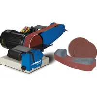 MetallKraft Band- und Tellerschleifmaschine BTS 51 Aktions-Set | 3700051SET