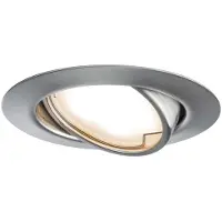 TIP Einbauleuchten Coin LED schwenkbar 3x4,9W 230V 51mm Eisen gebürstet/Metall