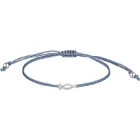 Elli Armkette "Armband Fisch Symbol Nylon Kommunion 925 Silber" Gr. 160, silber, Armbänder, Damen, Silber 925 (Sterlingsilber), Armkette