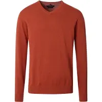 Casamoda Pullover V-Ausschnitt Orange Brick