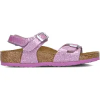 Birkenstock - Kid's Rio AS Birko-Flor Cosmic Sparkle - Sandalen Gr 31 - Narrow rosa/braun