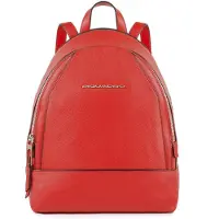 Piquadro Muse Kleiner Rucksack mit iPadmini-Fach Muse Rot