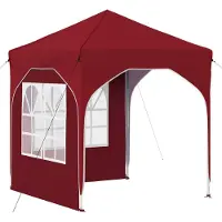 Syfax Pop-up Partyzelt 192 x 192 x 245 cm Bordeauxrot