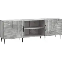 Syfax TV-Schränk Betongrau 150 x 31 x 50 cm Holzwerkstoff