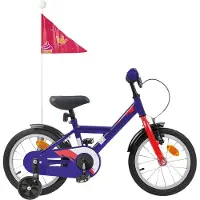 vidaXL Kinderfahrrad 14 Zoll für 3-5 Jahre alt Dunkelblau
