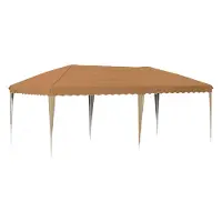 Syfax Pop-up Partyzelt 575 x 290 x 245 cm Beige