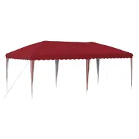 Syfax Pop-up Partyzelt 575 x 290 x 245 cm Bordeauxrot