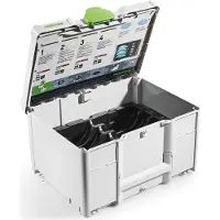 Festool SYS-STF D 150 4S Systainer³ ( 576843 ) Systemkoffer mit Einlage für Schleifmittel Ø 150 mm