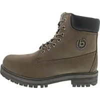 Bugatti Man ANV Herrenschuhe Stiefel Warmfutter Schnürer Grau