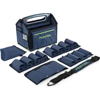Festool SYS3 T-BAG M, Schwarz, Blau, Grün, Textil, 296 mm, 396 mm, 360 mm, 3,5 kg