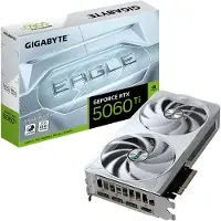 Gigabyte GeForce RTX 5060 Ti EAGLE OC ICE 8G Grafikkarte, GeForce RTX 5060 Ti, 8 GB, GDDR7, 128 Bit, 7680 x 4320 Pixel, PCI Express x8 5.0