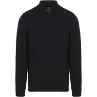 Barbour Half Zip Pullover Wolle Navy